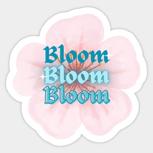 Bloom Flower Sticker